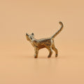 Creative Little Cat Long-Tailed Cat Antique Bronze Desktop Copper Sculpture...