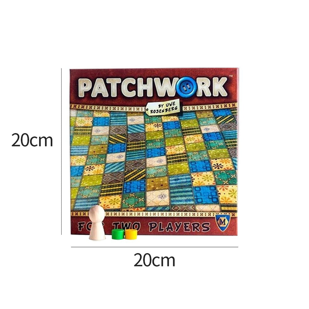 New Patchwork Board Game for Two Players Funny Party Games Paper Cards 2 Players