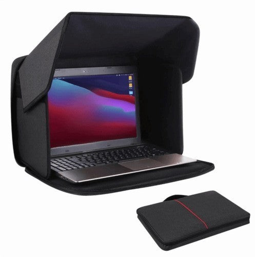 For 15-16inch Laptop Sun Shade Foldable Privacy Shield Cover Working Outside