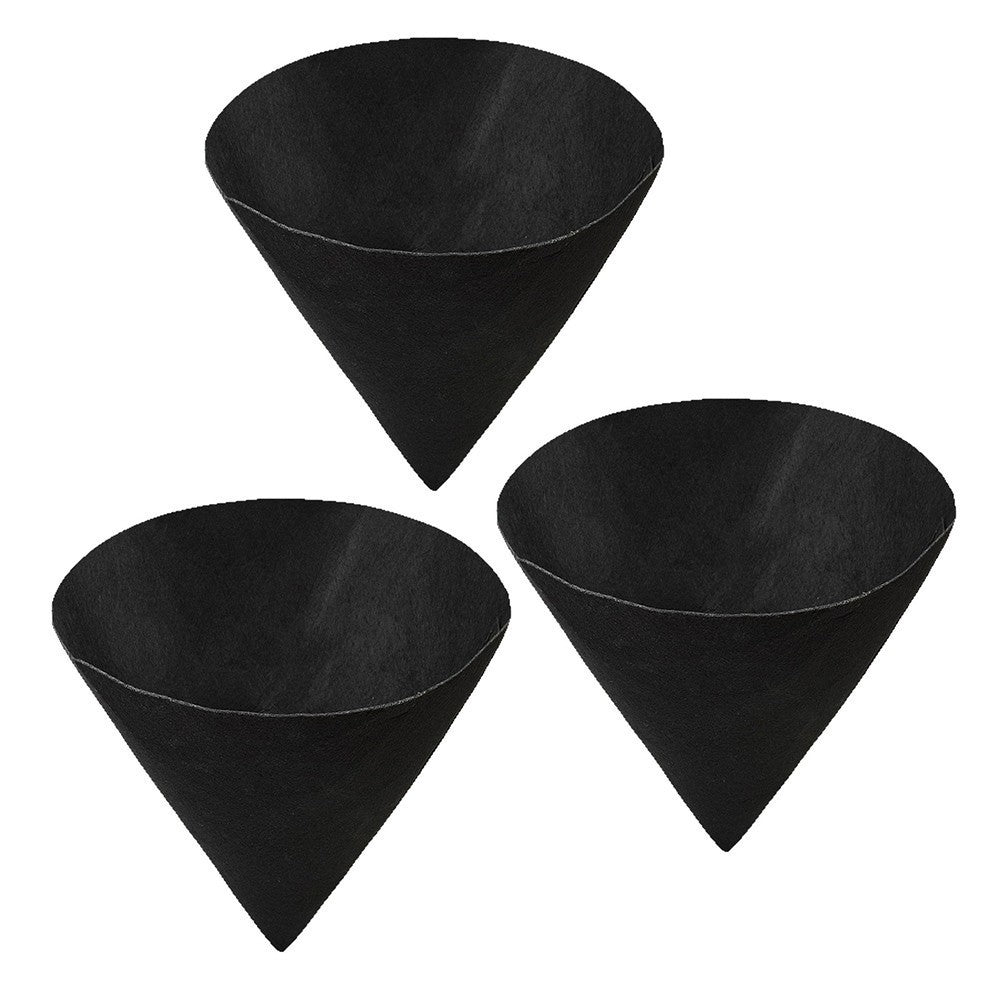 Breathable Cone Shaped Liners for Planting Set of 3 Moisture Management