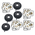 4x Carburetor Carb Rebuild Kit Fit For Kawasaki Ninja ZX9R ZX900 GPZ900R 1994-03