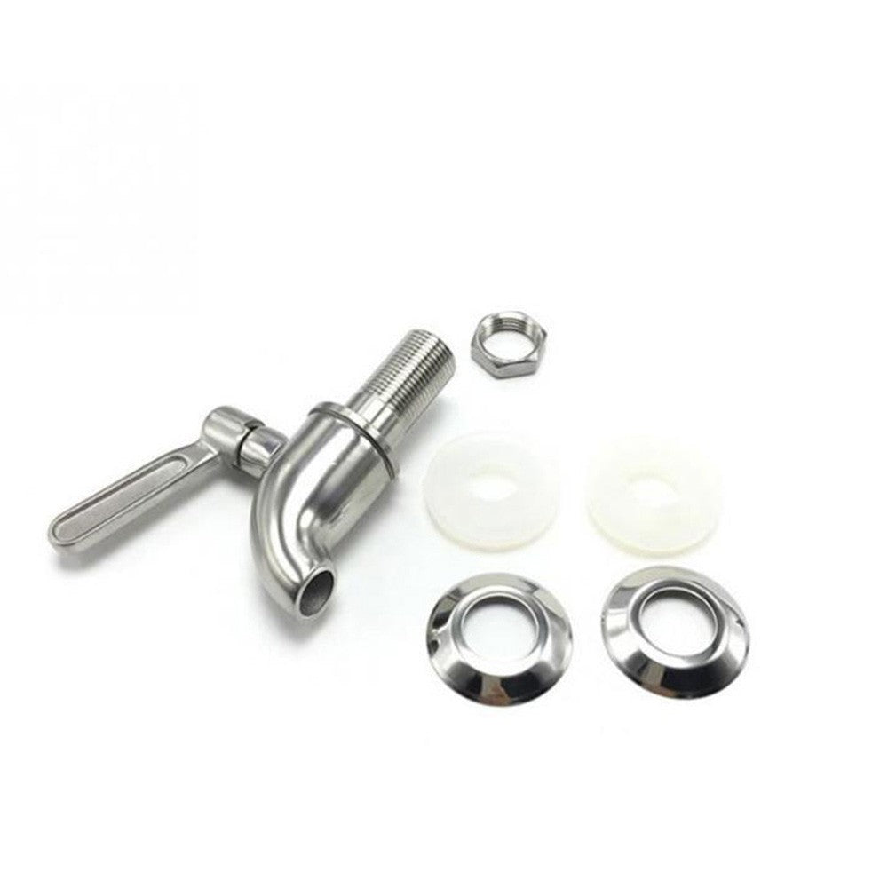 Stainless Steel Dispenser Tap Thread Dia Bottled Water Dispenser Spigot Faucet