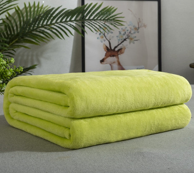 Soft Flannel Throw Blanket All Season Sofa Bed Warm Cover