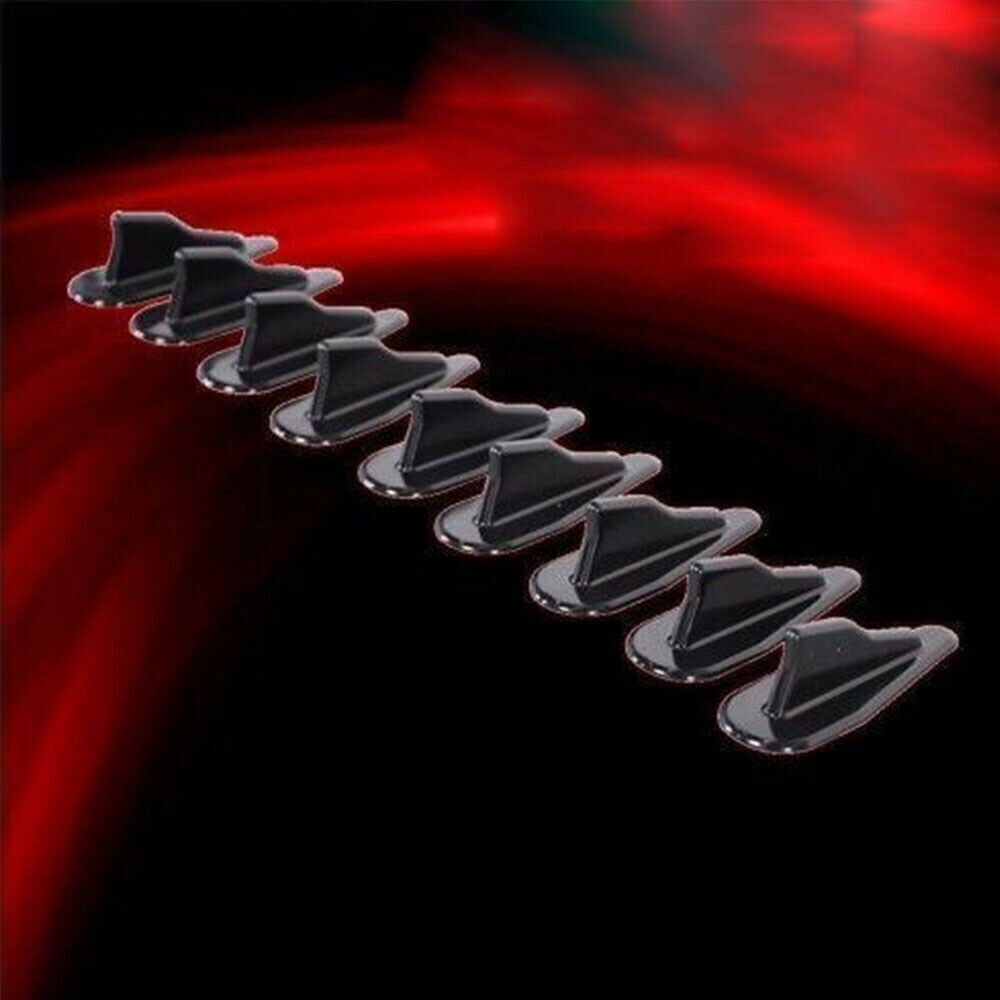 10 pcs Shark fin diffuser vortex generator car roof spoiler bumper universal