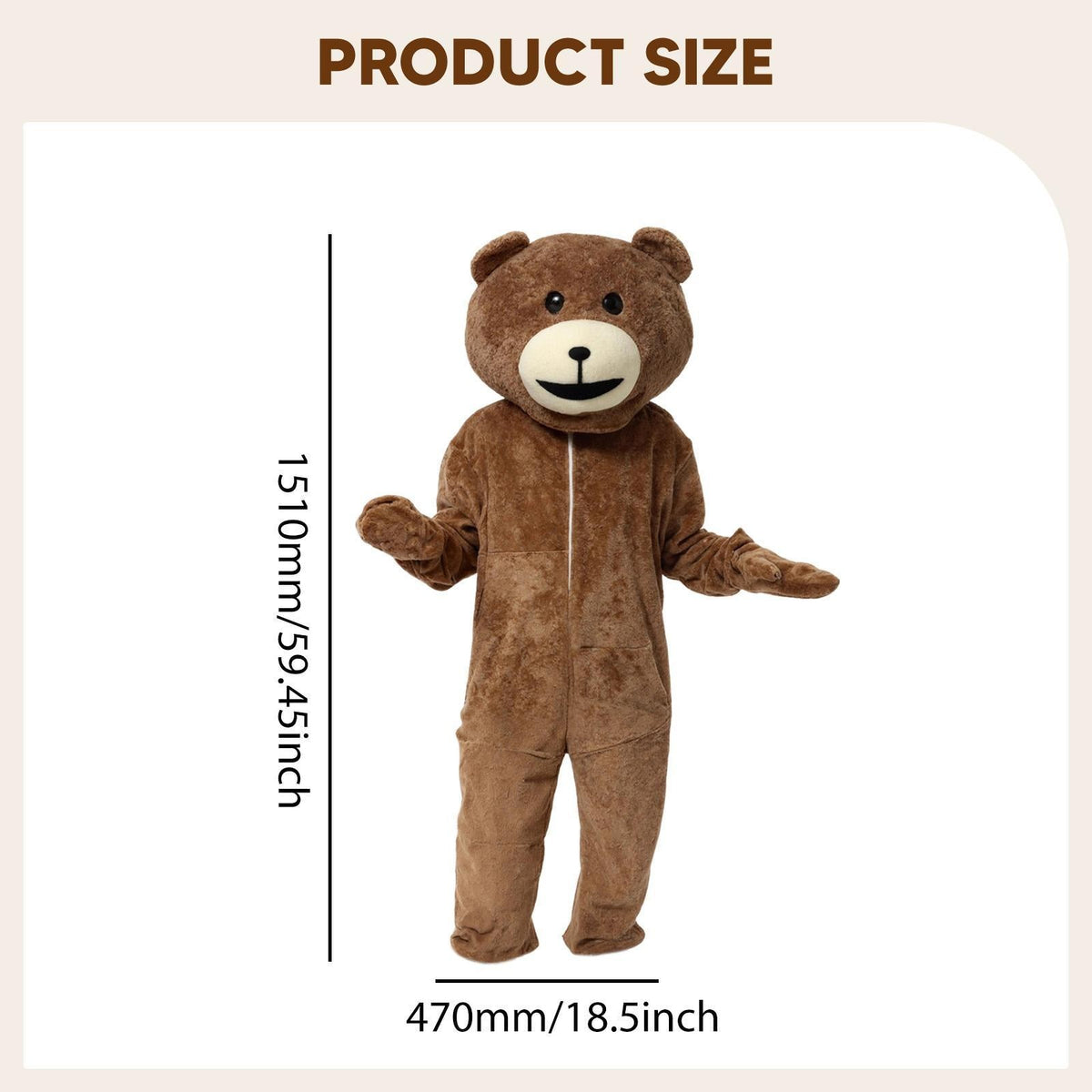 Bear  Costume for Adults