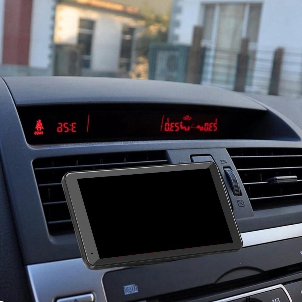 Secure CD Slot Car Mount for CarPlay with Adjustable Viewing Angles Black