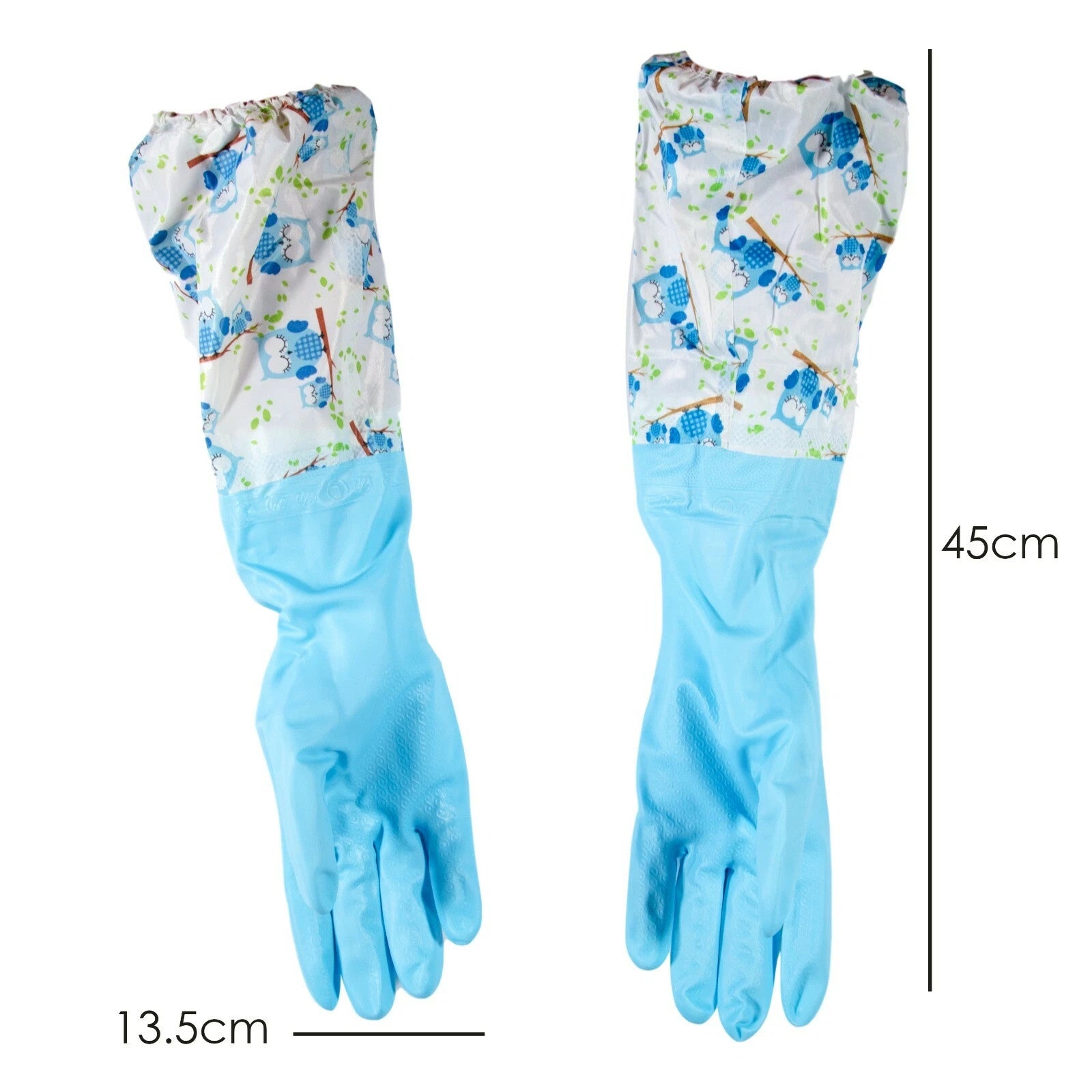 Long Cleaning Gloves Waterproof NEW Rubber Full Pond & Washing Gloves