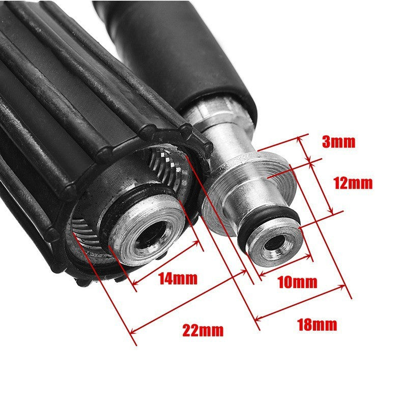 New Hose M22 High 14mm Power Thread Pressure Jet Lance Wash 2600PSI M14 Washer6m