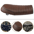 Universal Motorcycle Seat Flat Brat Saddle for Yamaha Honda GB Suzuki Cafe Racer