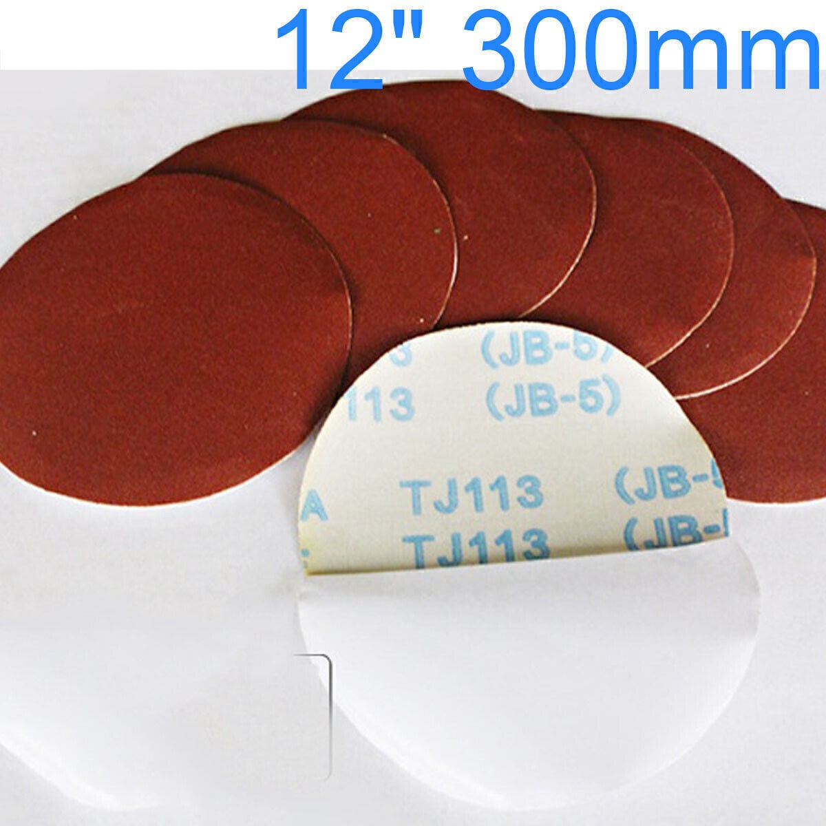 300mm 12" Self Adhesive Round Orbital Sanding Disc Drywall 40 60 80 - 240 Grit