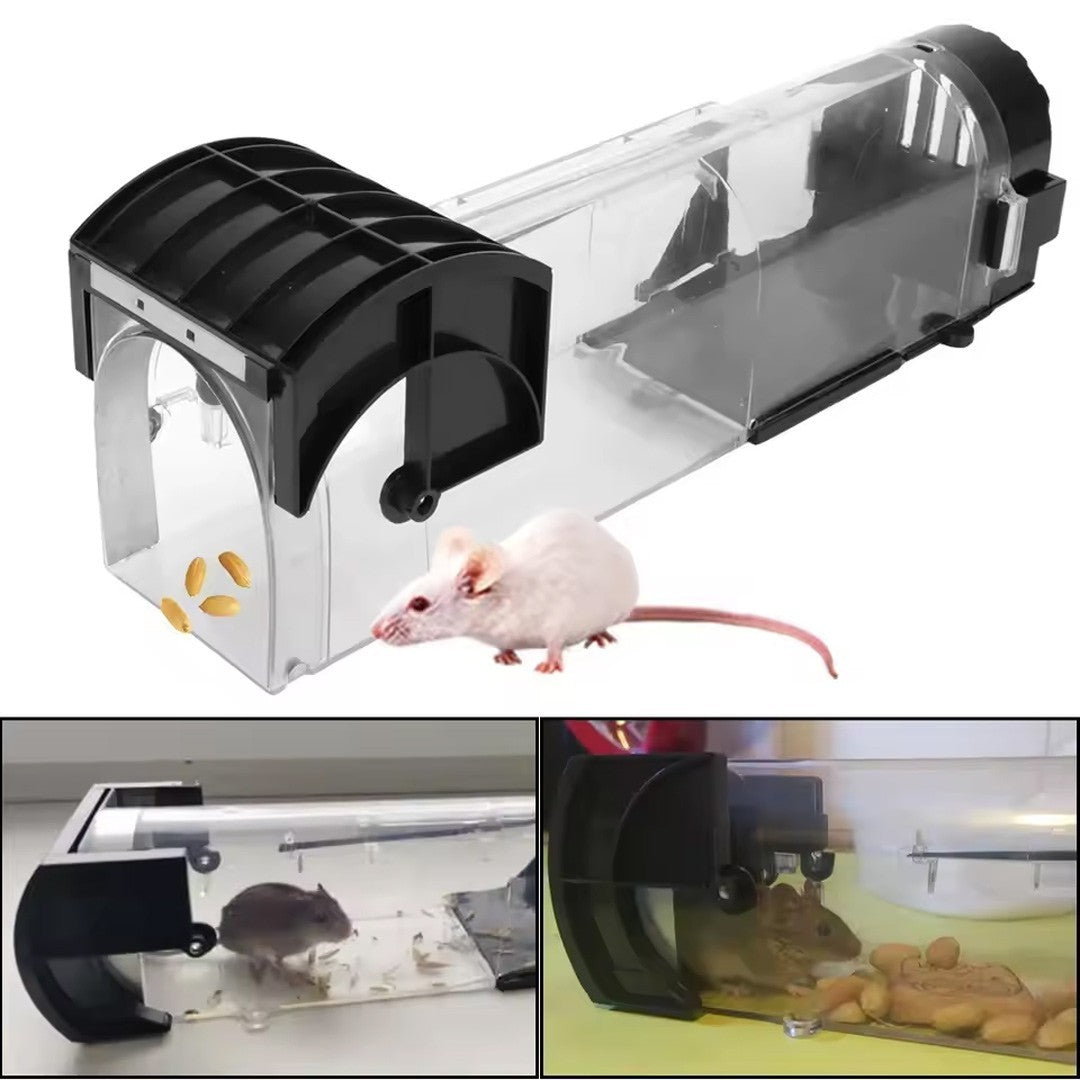 2 Pack Humane Rat & Mouse Traps No-Kill Mice Trap, Fits Rats & Mice Tool Mouse