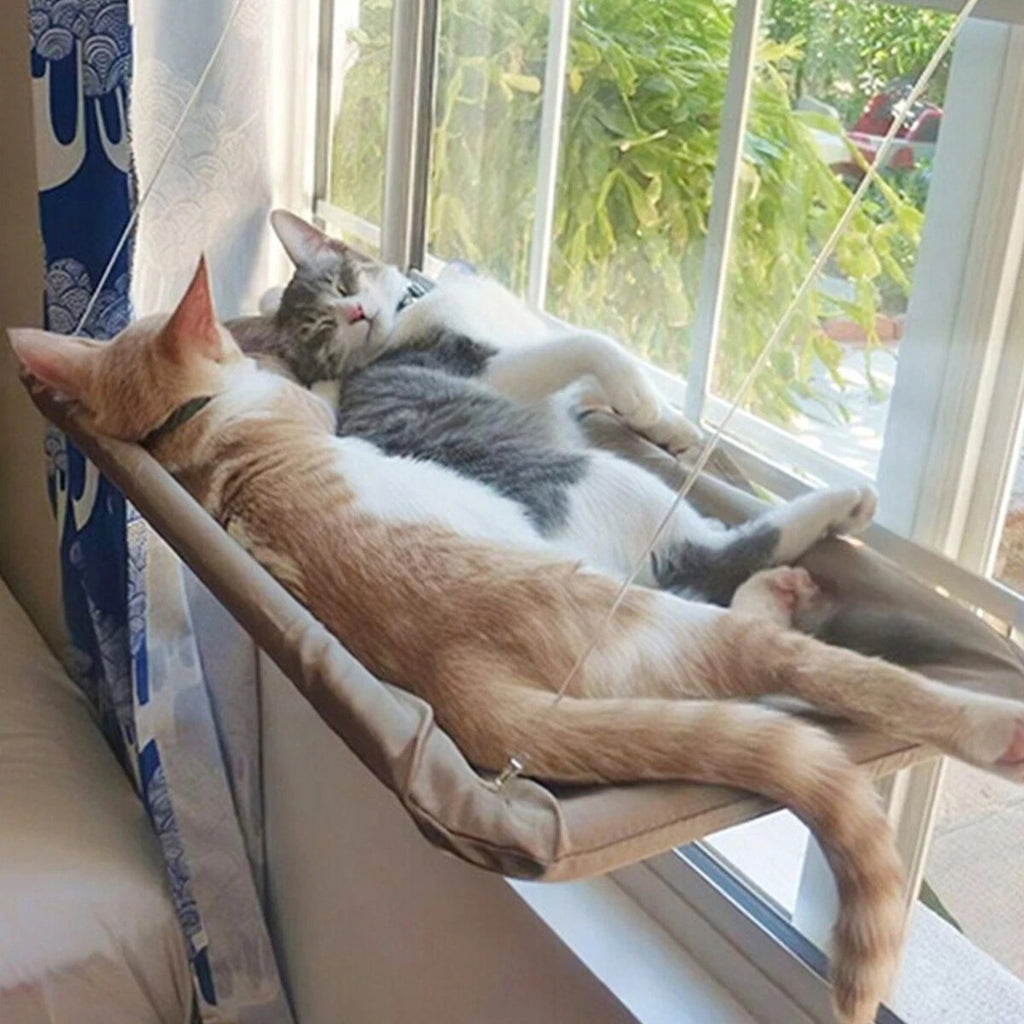 Pet Cat Window Hammock Space-Saving Window-Mounted Hanging Bed with Suction Cups