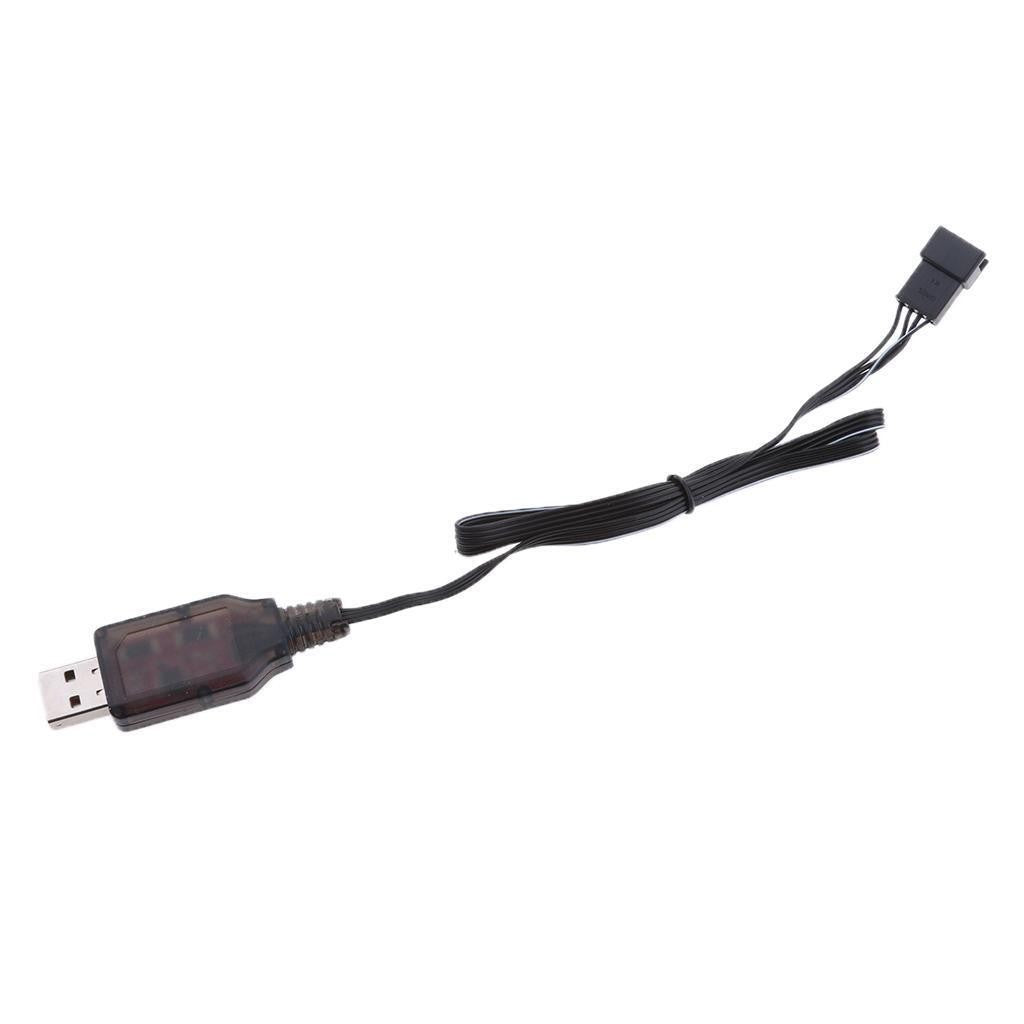 Lovoski 7.4V Batteries Charger Cable SM 4-Pin Female Plug for RC Toys Drone