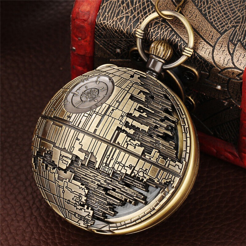 Steampunk Stars Wars Series Musical Pocket Watch Fob Chain Music Watches Gifts