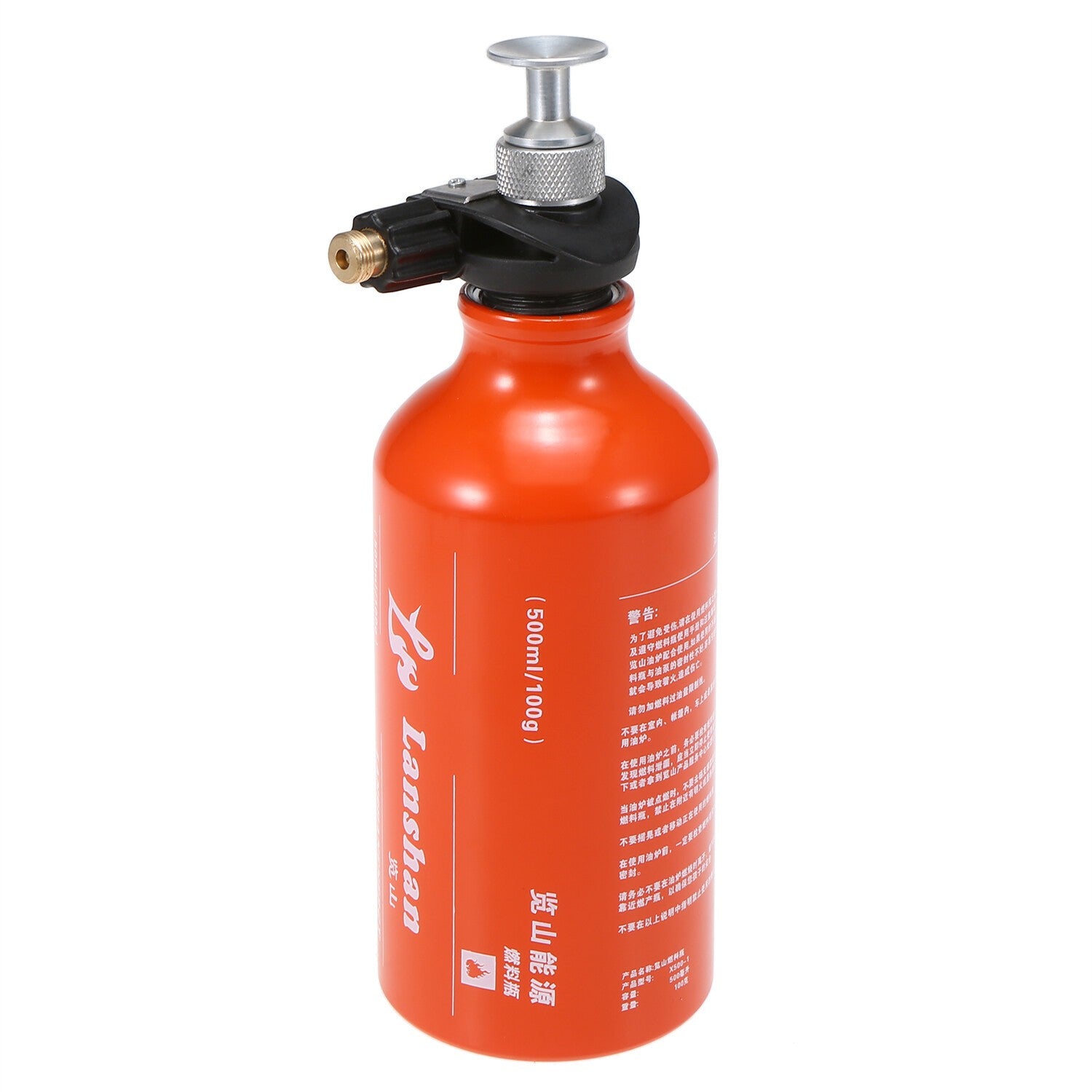 Outdoor Camping Multi Fuel Oil Stove with 500ml Gasoline Fuel Bottle