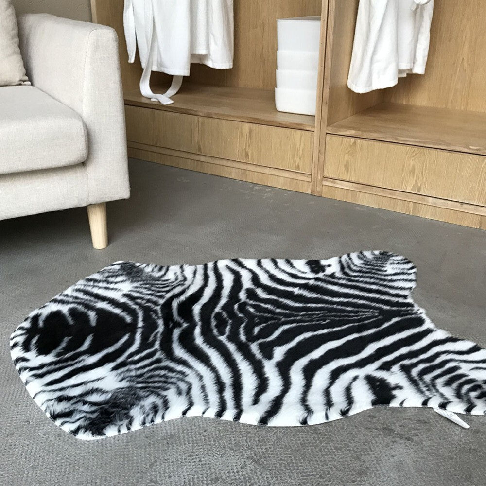 Zebra Floor Rug Animals Bath Mat Bedroom Ground Mat
