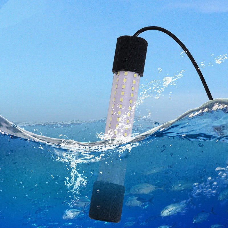 12V 126LED 5M Underwater Submersible Fishing Light Night Crappie Shad Squid Lamp