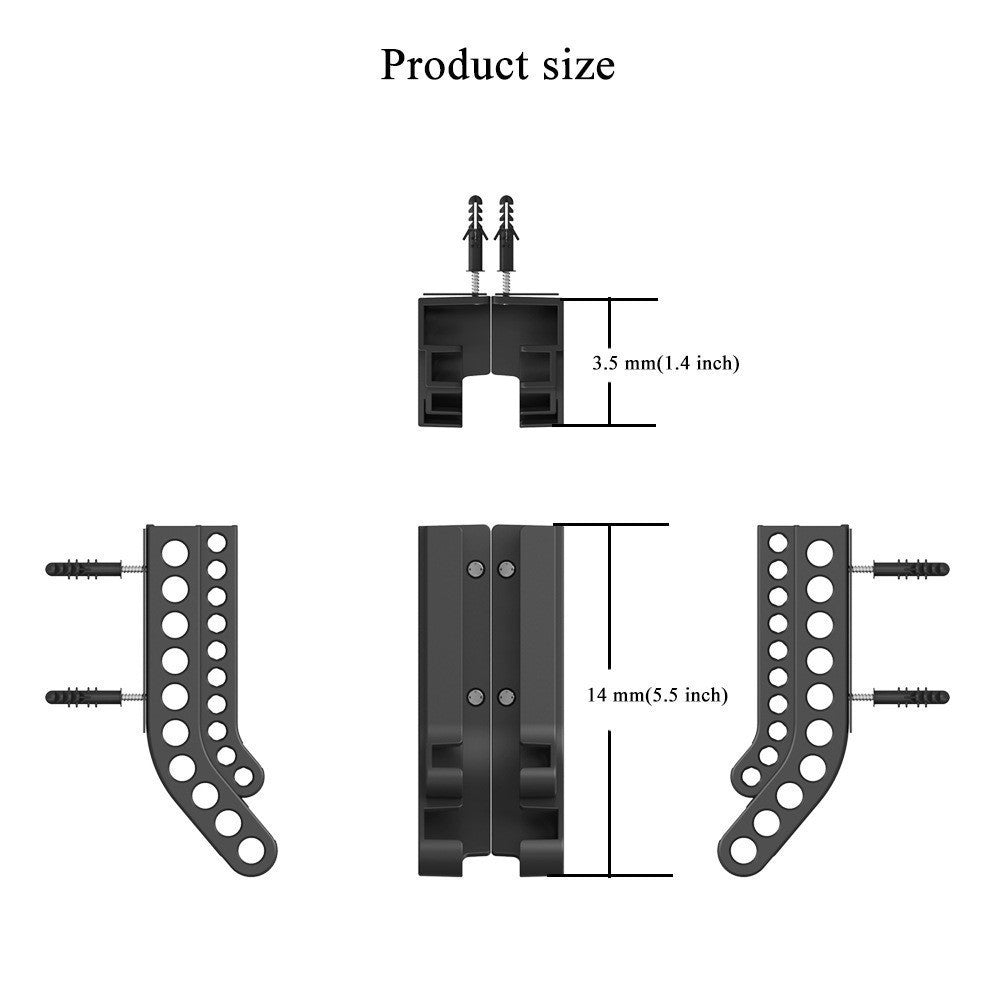 Wall‑Mounted Battery Storage Box Holder Organiser For 10 x AA & 10 x AAA UK