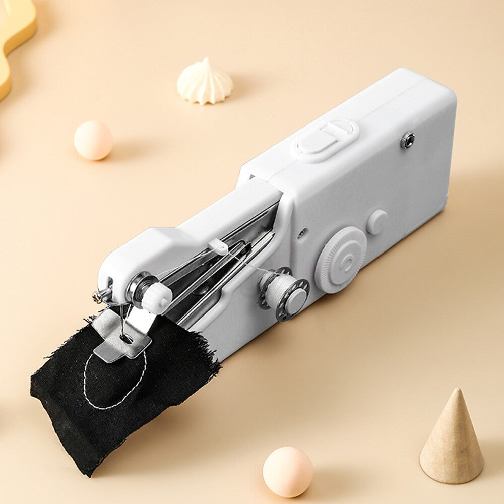 Mini Handheld Cordless Sewing Machine Hand Held Thread Stitch Clothes Portable