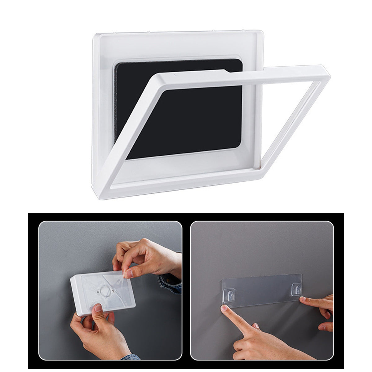 White Rotatable Waterproof Tablet Wall Mount Box