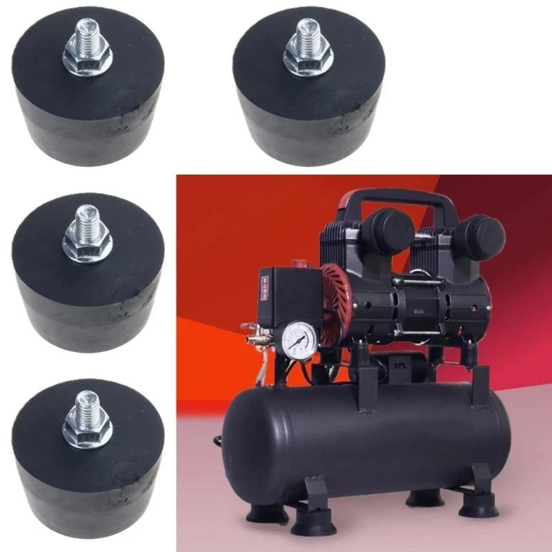 4 Pcs Air Compressor Glue Pad Mounting Accessories Generator Rubber Feet