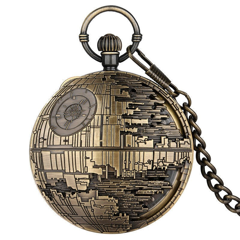 Steampunk Stars Wars Series Musical Pocket Watch Fob Chain Music Watches Gifts