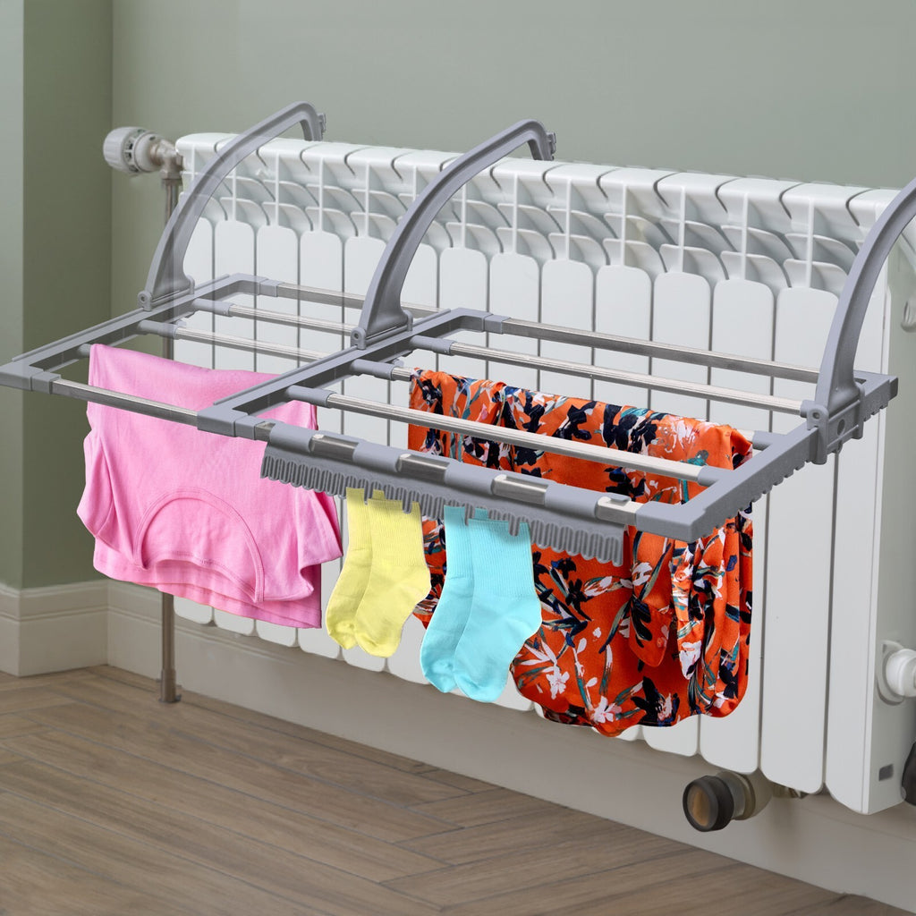 Extendable Radiator Airer, 6M Drying Space,  Indoor Towel & Clothes Drying Rack