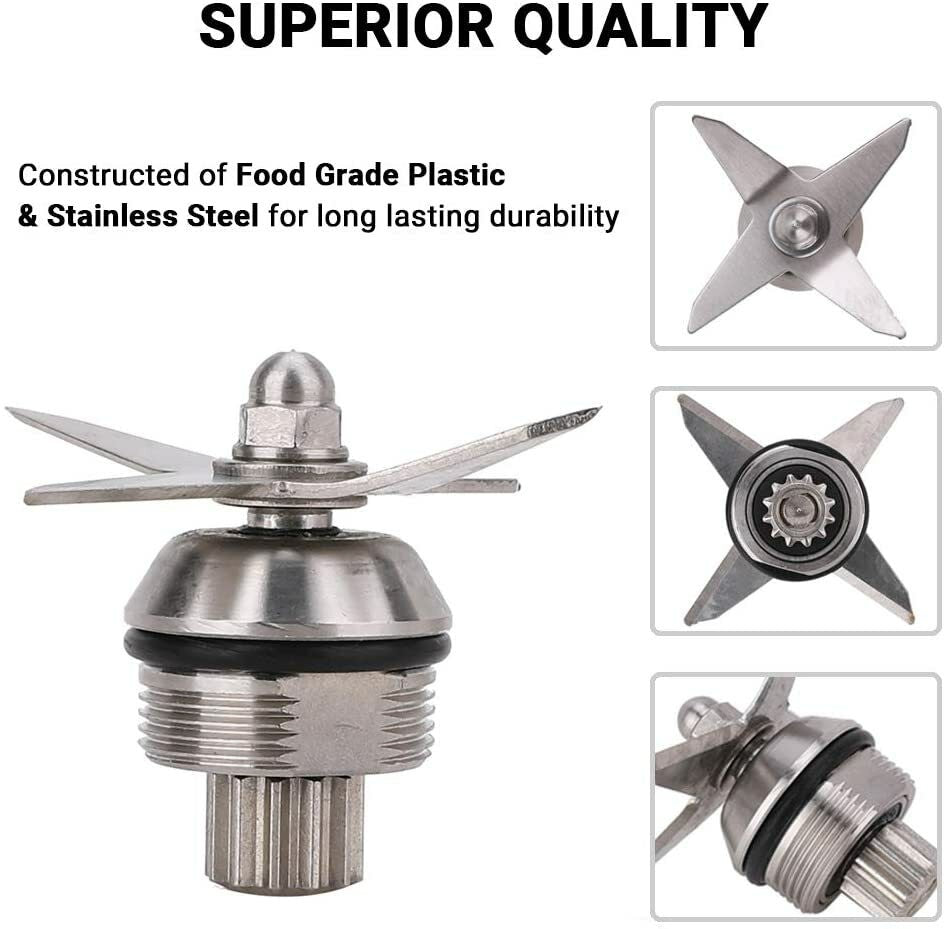 Wet Blade Assembly with Wrench & Drive Socket Kit for Vitamix 5200 Series Parts