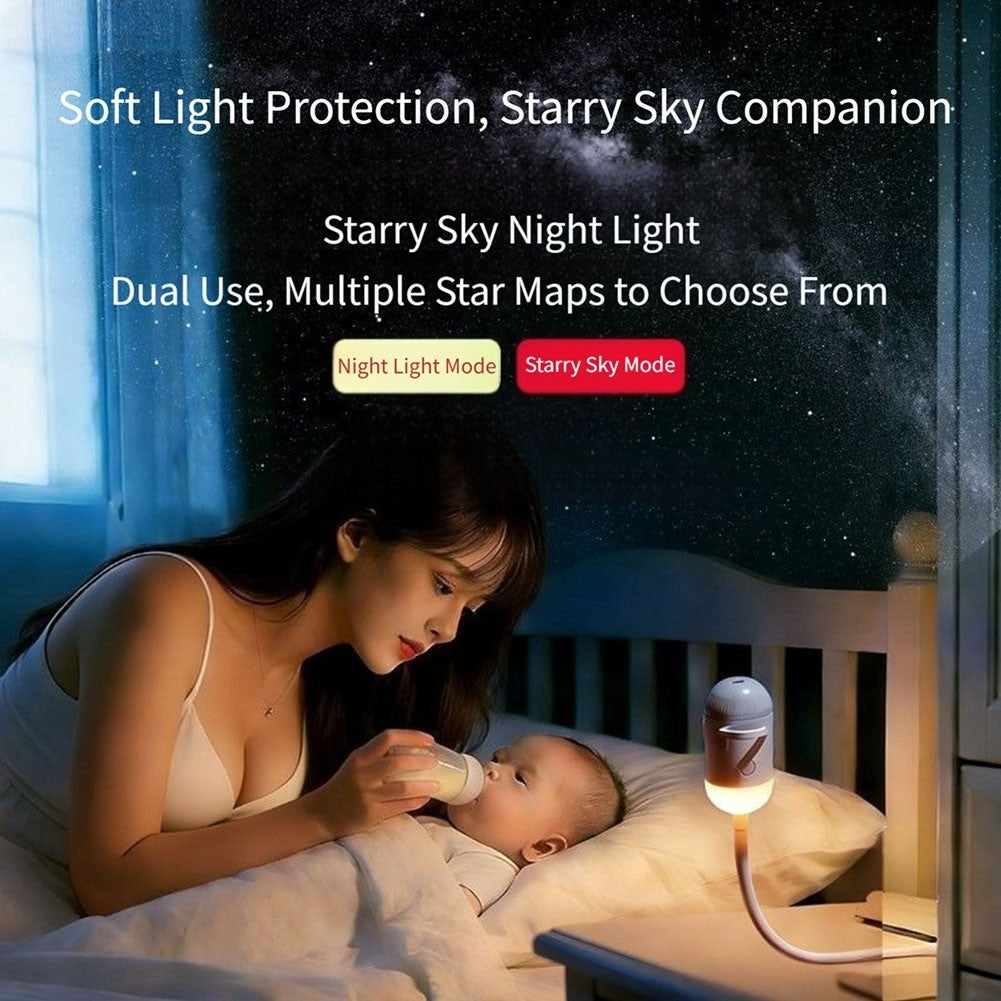 2-in-1 USB For Galaxy Projector Night Light for Sleep Meditation Relaxation