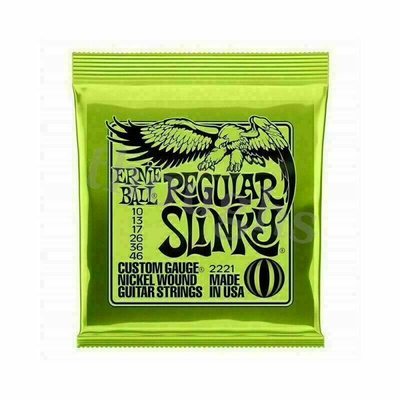 3Pack Ernie Ball Regular Slinky Nickel Wound Electric Guitar Strings 2221 KM1