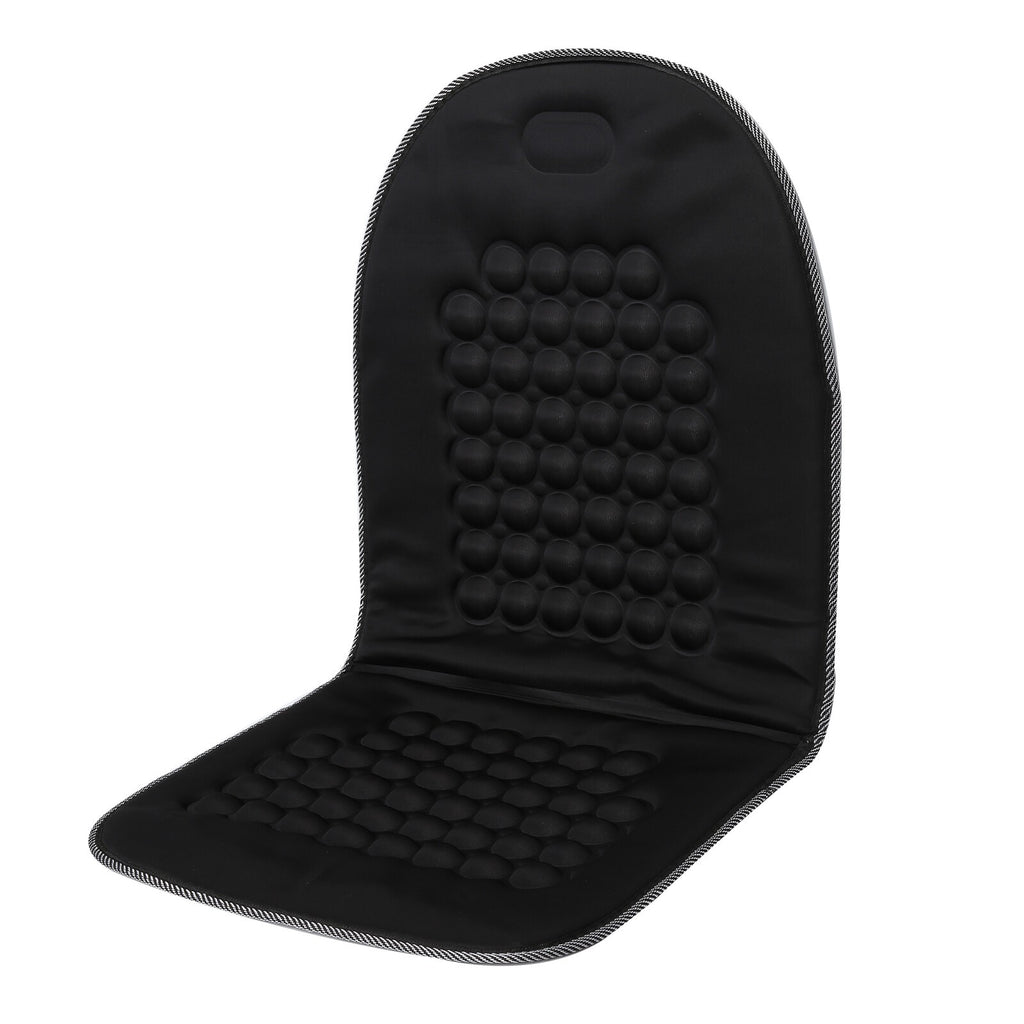 2Pcs Black Car Front Seat Cushion Soft Protector Pad Comfort Chair Cover Mat