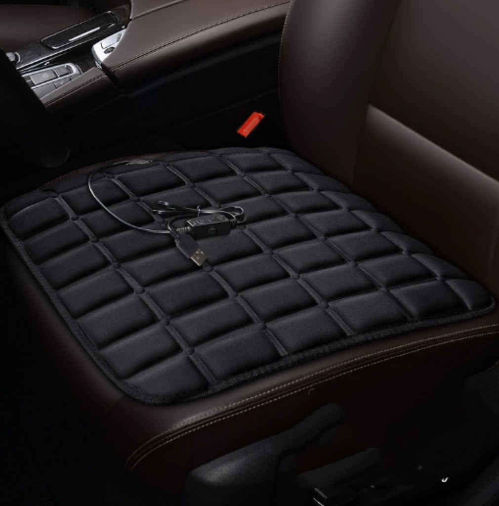 12V Car Seat Pad Cushion Cover Electric Heating Heater Warm Heated Mat Universal