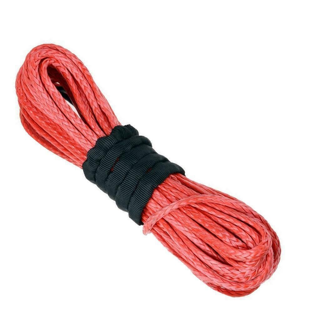 6MM x 15M Synthetic Winch Line Cable Rope Emergency For ATV Quad SUV Vehicle UK