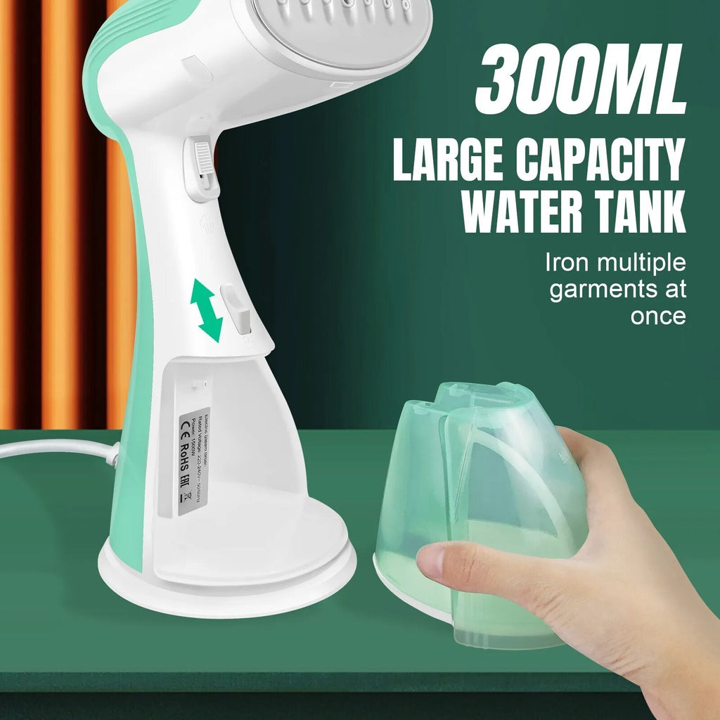 1500W Handheld Garment Steamer Portable Travel Wrinkle Remover Iron