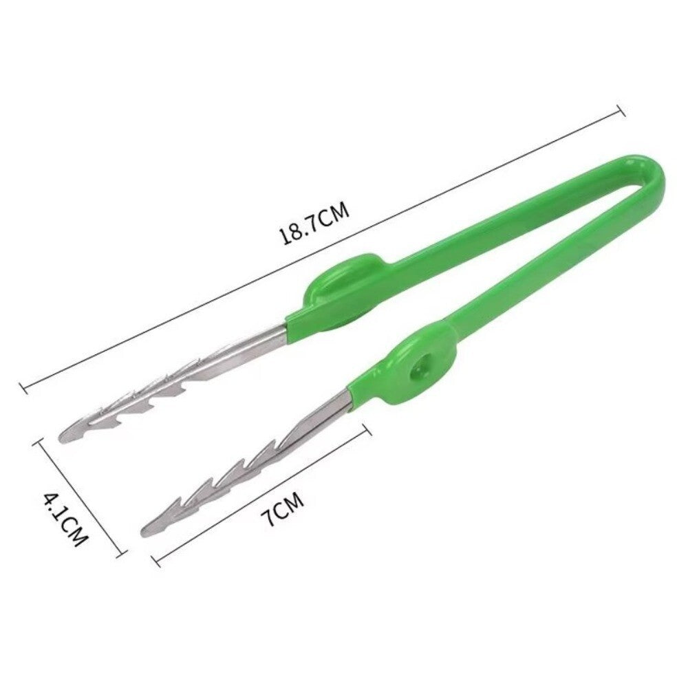 Stainless Steel Garden Weeding Tweezers Weed Puller Clip Gardening Tool