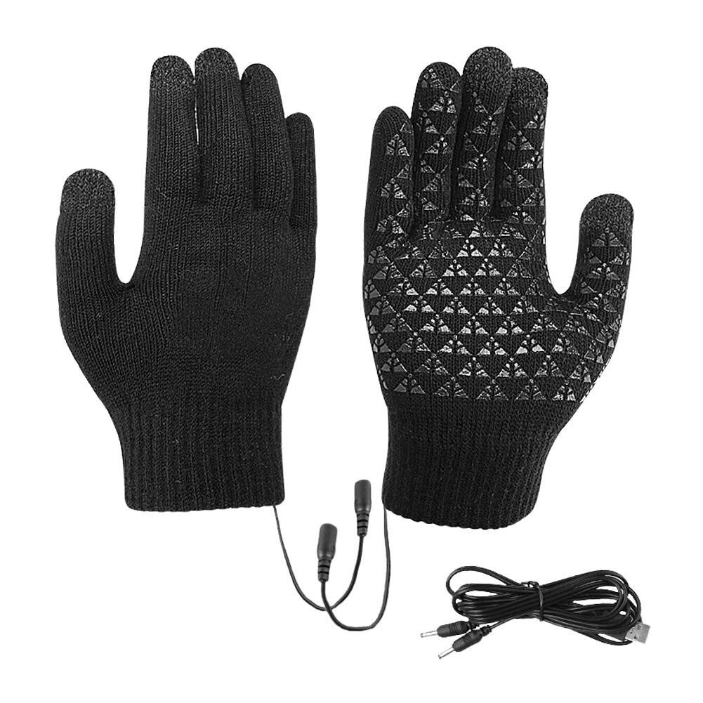 Electric Heated Gloves USB Rechargeable Insulated Warm Thermal Gloves Winter UK