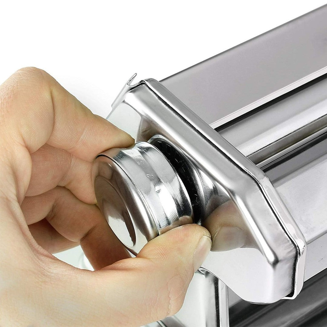 5 IN 1 STAINLESS STEEL PASTA LASAGNE SPAGHETTI TAGLIATELLE RAVIOLI MAKER MACHINE