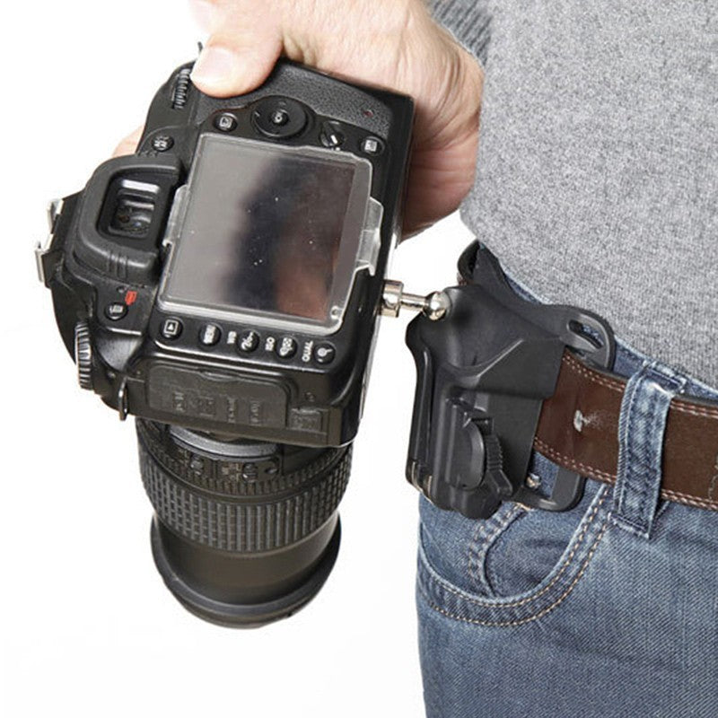 Camera Waist Belt Buckle Straps Hanging Clip Holder Strong Holster SLR DSLR