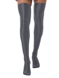 1 Pair Womens Oil Shiny Stockings Stretchy Footed Thigh High Stockings Lingerie