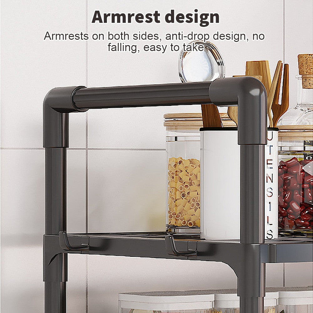 2/3 Tier Microwave Oven Rack Stand Storage Holder Kitchen Corner Shelf UK