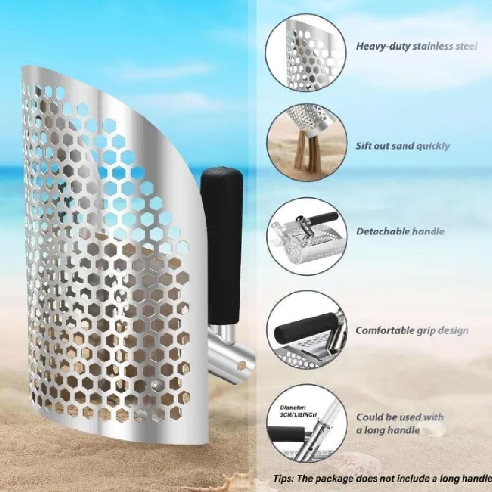 Hot Sell Sand Scoop for Metal Detecting Metal Detector Beach Finds Scoop Equipme