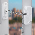 Adjustable Window Security Lock Self Adhesive No Drilling Window Restrictor