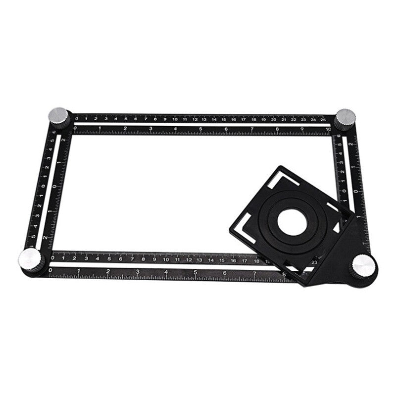 Universal Alumium Alloy Ruler Multi Angle Measuring Template Tool UK