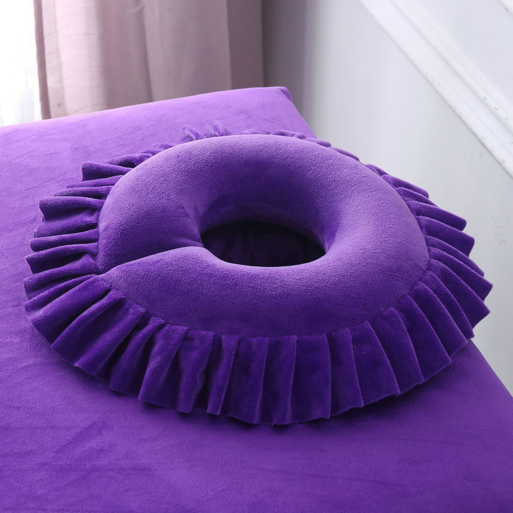 Beauty & Massage Face Pillow - Head Support for Acupuncture & Home Spa
