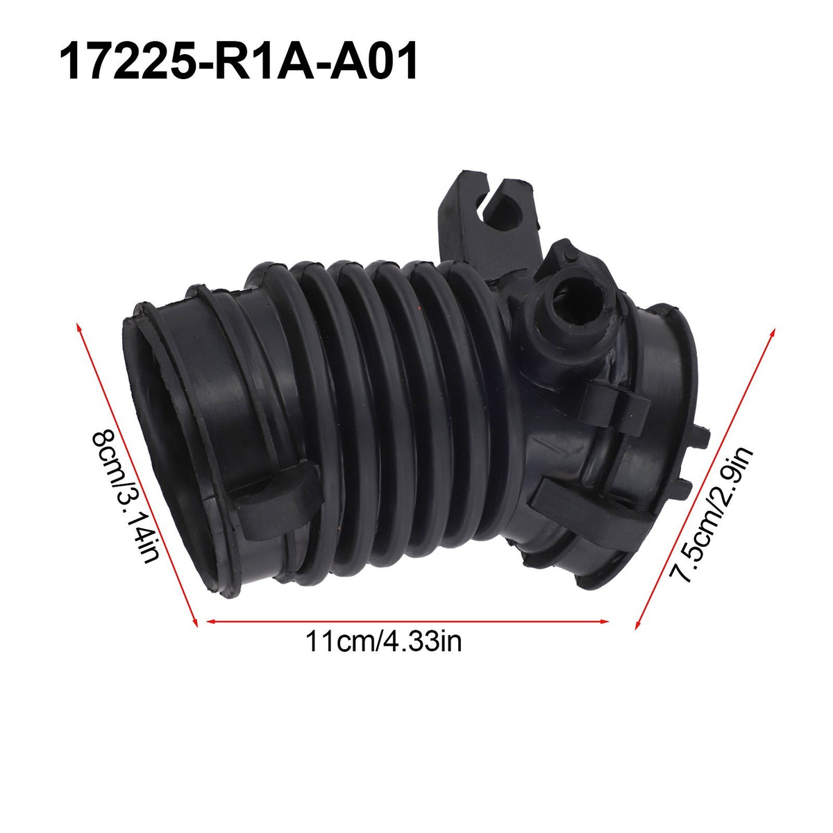 Air Flow Tube Intake Hose for Honda For Civic 1 8L 2012 2015 OEM 17225R1AA01