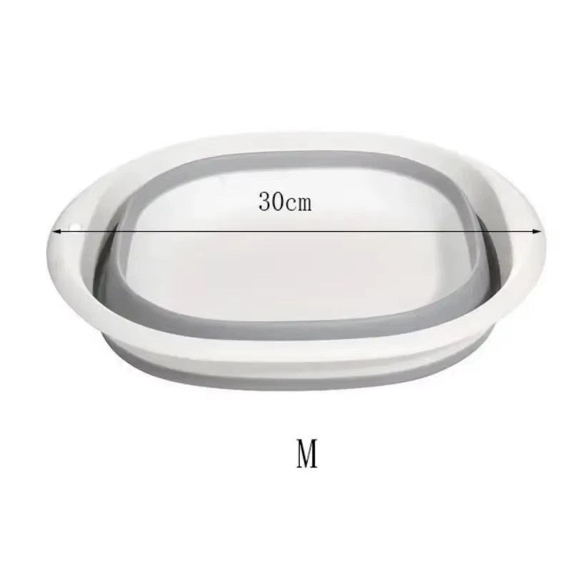 Foldable Multipurpose Basin Collapsible Washing Up Bowl Sink For Camping Travel