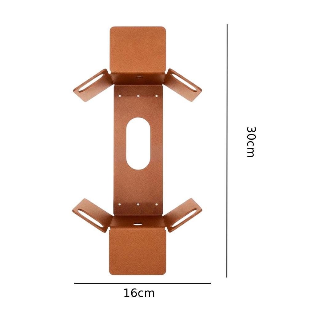 Garden Hose Rack Wall Rack Heavy Duty Metal for Terrace Basement Garage