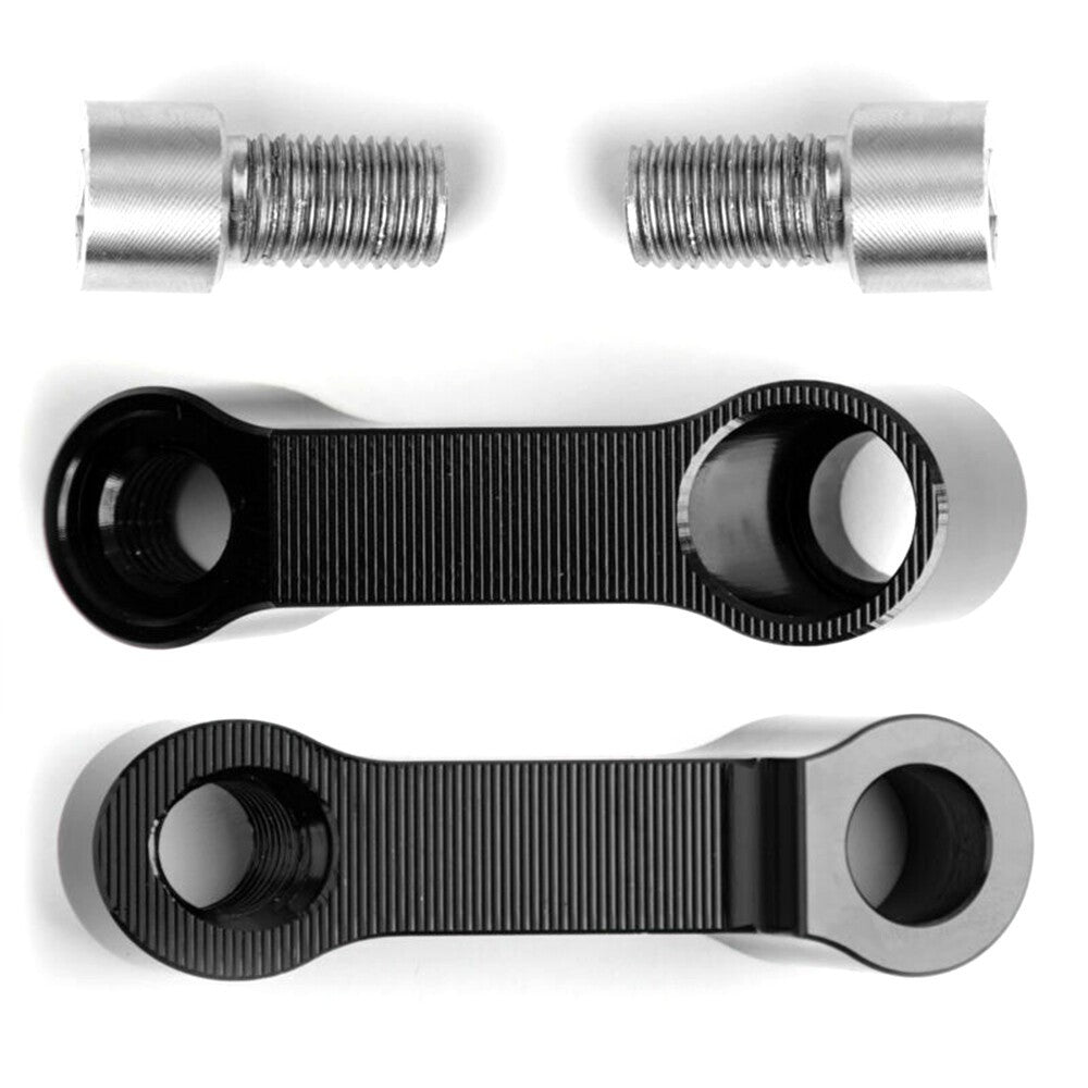 2 PCS 10MM Motorcycle Mirror Riser/Extender Adapter Mounts Motorbike Sets UK
