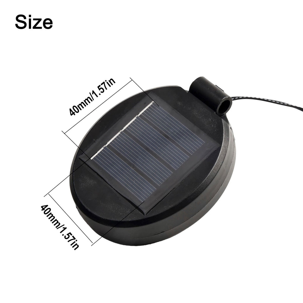 4Pcs Solar Replacement Box 120mA Solar Panel Power Unit For Outdoor Garden Light