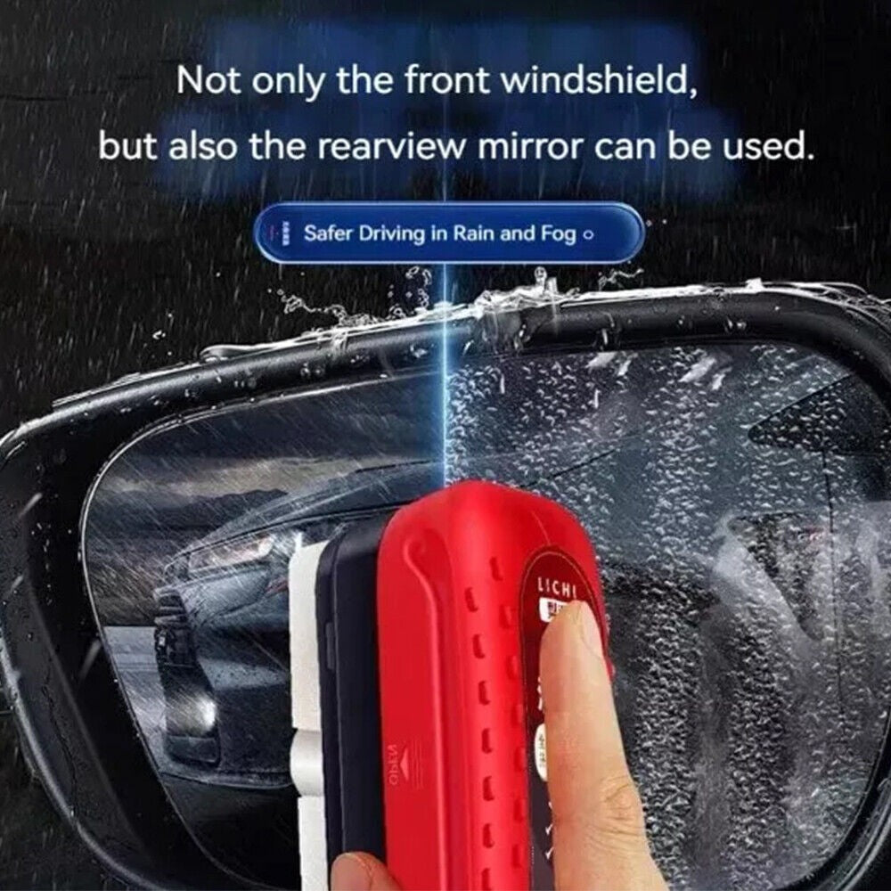 3xCar Glass Cleaning Brush Oil Film Remover Windshield Cleaner Wipe Tool Window